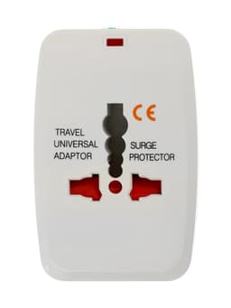 Адаптер универсальный 5 в 1, 6 А, 2 USB-A, 220 В, белый