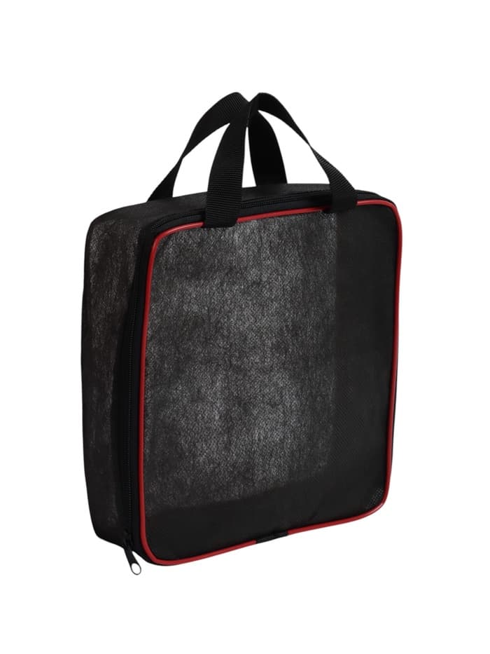 Сумка дорожная, ручная, 20×5×22.5 см, PVC, черная