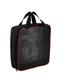 Сумка дорожная, ручная, 20×5×22.5 см, PVC, черная