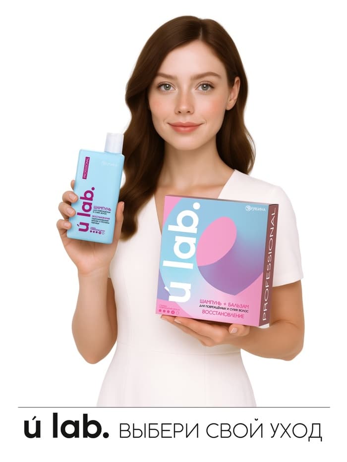 Профессиональный восстанавливающий бальзам для сухих и пористых волос с кератином и протеинами пшеницы, 250 мл ULAB