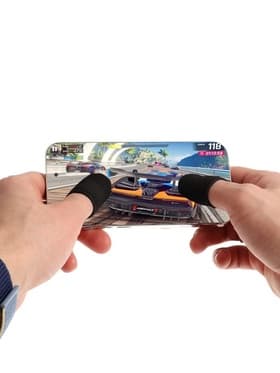 Напальчники для игр на смартфоне Hoco GM4, с защитой от пота, 10 шт., чёрные