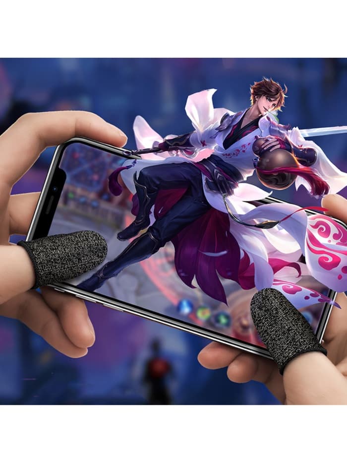 Напальчники для игр на смартфоне Hoco GM4, с защитой от пота, 10 шт., чёрные