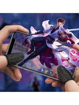 Напальчники для игр на смартфоне Hoco GM4, с защитой от пота, 10 шт., чёрные