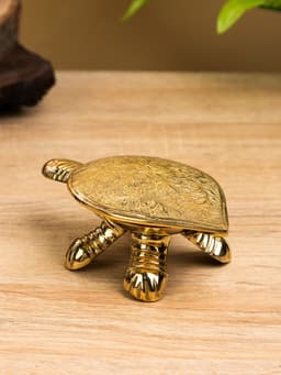 Сувенир шкатулка «Черепаха с цветочным узором», латунь, 12×7×4.5 см