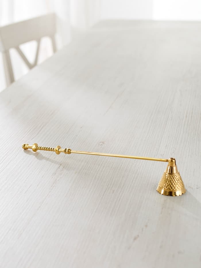 Гаситель для свечей «Еловая шишка», 28.5 см, латунь