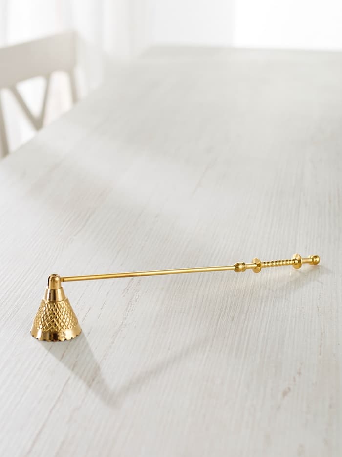 Гаситель для свечей «Еловая шишка», 28.5 см, латунь