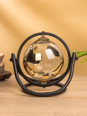 Глобус сувенирный «Айрон», 15.5×18×20 см, стекло, металл