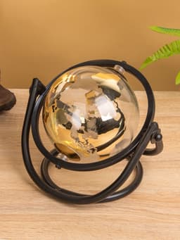 Глобус сувенирный «Айрон», 15.5×18×20 см, стекло, металл