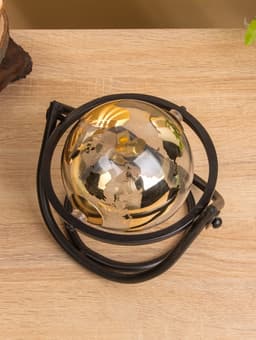 Глобус сувенирный «Айрон», 15.5×18×20 см, стекло, металл