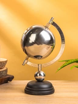 Глобус сувенирный «Жемчуг», 12.5×15×25.5 см, стекло, дерево