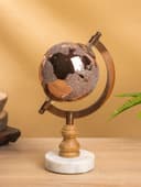 Глобус сувенирный «Сансет», 10×12.5×23 см, стекло, мрамор