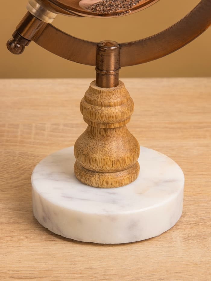 Глобус сувенирный «Сансет», 10×12.5×23 см, стекло, мрамор