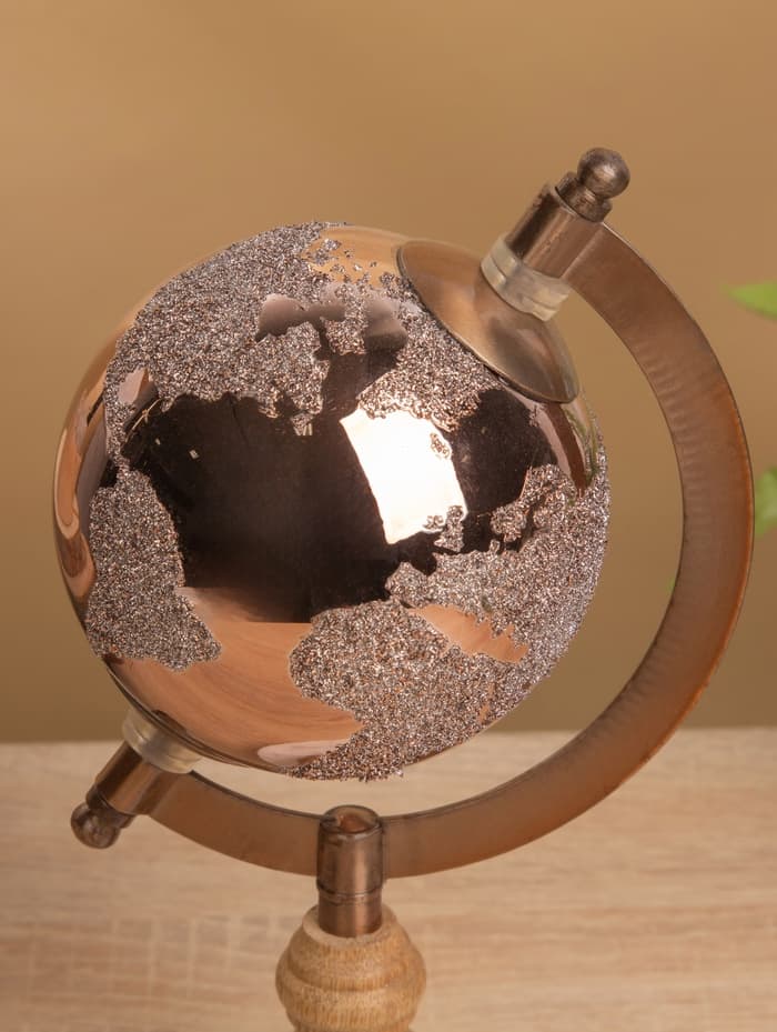 Глобус сувенирный «Сансет», 10×12.5×23 см, стекло, мрамор