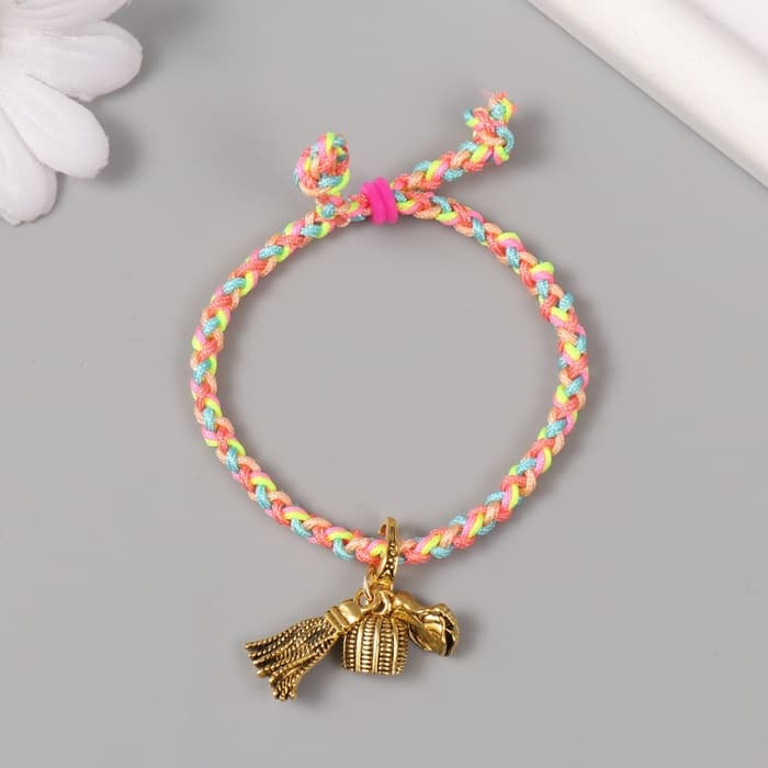 Браслет - талисман фэншуй «Косичка. Веник и совок», набор 5 шт., регулируемая длина