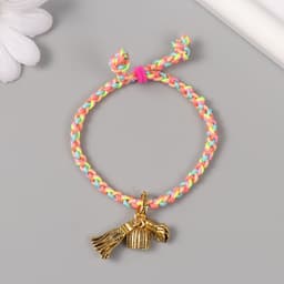 Браслет - талисман фэншуй «Косичка. Веник и совок», набор 5 шт., регулируемая длина