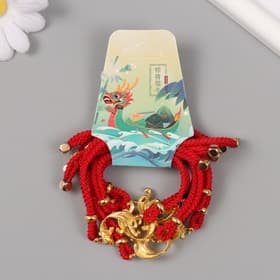 Браслет - талисман фэншуй «Растительный узор», набор 5 шт., регулируемая длина