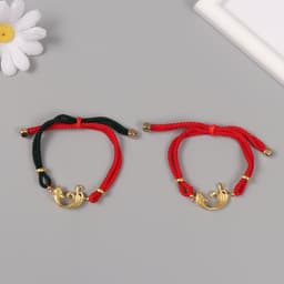 Браслет - талисман фэншуй «Растительный узор», набор 5 шт., регулируемая длина