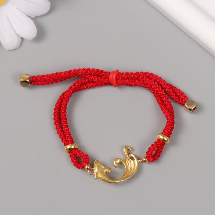 Браслет - талисман фэншуй «Растительный узор», набор 5 шт., регулируемая длина