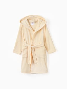 Халат махровый детский «Этель. Мишка», размер 34, бежевый