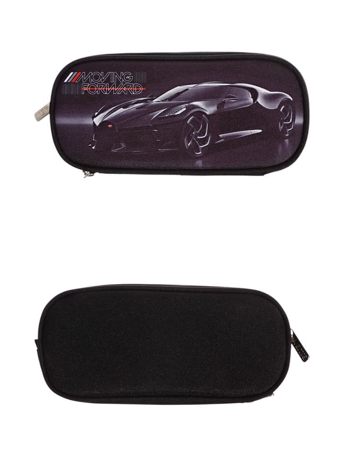 Пенал - футляр deVENTE Luxury Car, 95×220×70 мм, мягкий, на молнии, 1 отделение, текстиль, чёрный