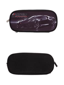 Пенал - футляр deVENTE Luxury Car, 95×220×70 мм, мягкий, на молнии, 1 отделение, текстиль, чёрный