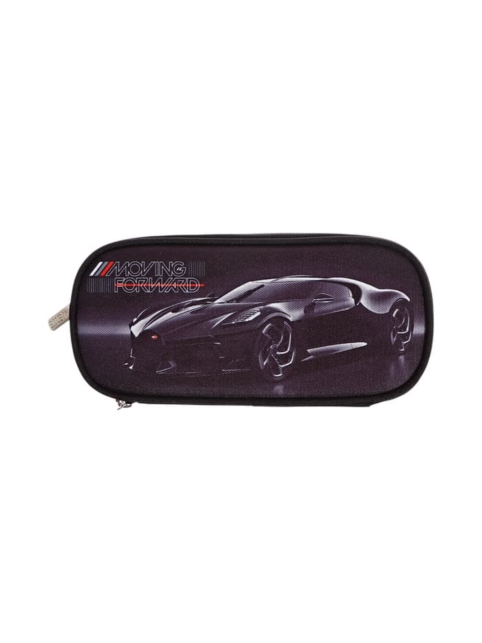 Пенал - футляр deVENTE Luxury Car, 95×220×70 мм, мягкий, на молнии, 1 отделение, текстиль, чёрный