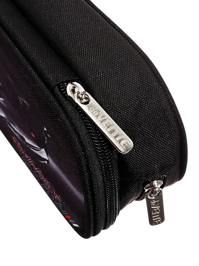 Пенал - футляр deVENTE Luxury Car, 95×220×70 мм, мягкий, на молнии, 1 отделение, текстиль, чёрный