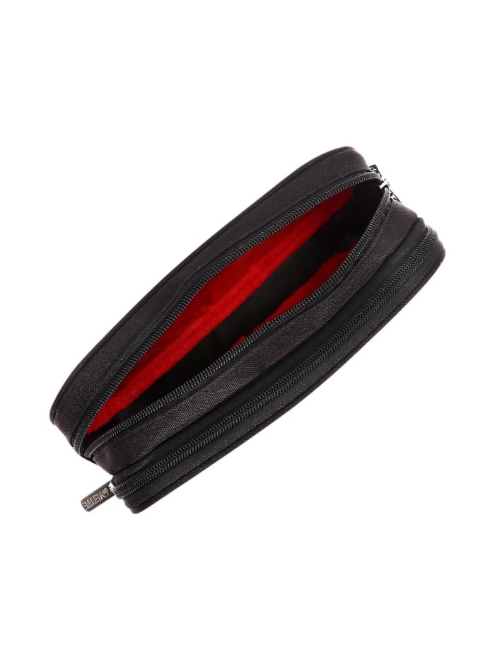 Пенал - футляр deVENTE Luxury Car, 95×220×70 мм, мягкий, на молнии, 1 отделение, текстиль, чёрный