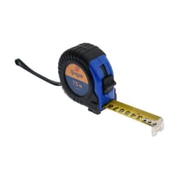 Рулетка ТУНДРА, обрезиненный корпус, 7.5 м × 25 мм