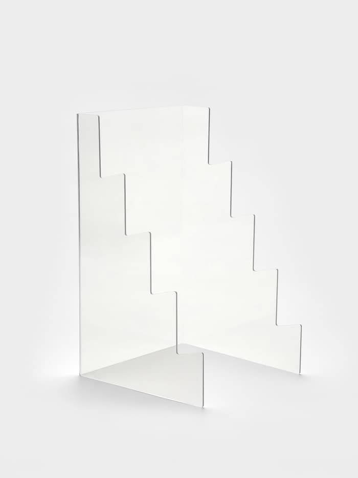 Подставка под ножи 15×15×25 см, 4 места, оргстекло 2 мм, прозрачный