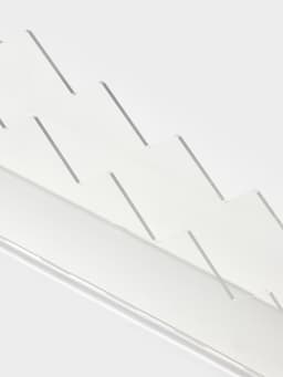 Горка для теней 4×24×7 см, 6 мест, оргстекло 2 мм, прозрачная