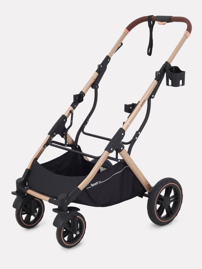 Коляска - трансформер детская RANT basic PULSAR GOLD (2в1) RA160, черный