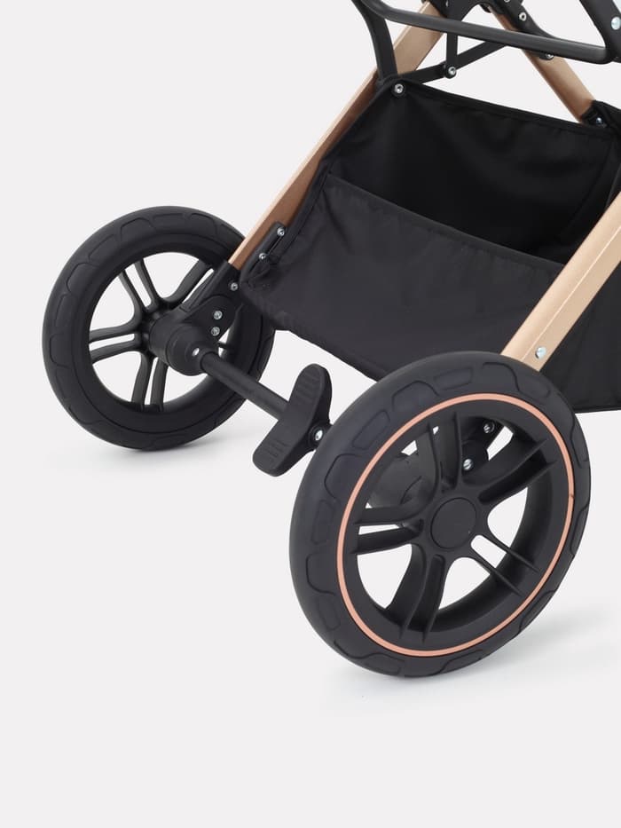 Коляска - трансформер детская RANT basic PULSAR GOLD (2в1) RA160, черный