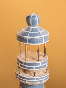 Сувенир «Маяк», 8×8×19 см, дерево