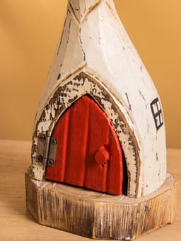 Сувенир «Домик гриб», 13×12×29 см, дерево