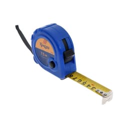 Рулетка ТУНДРА, пластиковый корпус, 3 фиксатора, 7.5 м × 25 мм