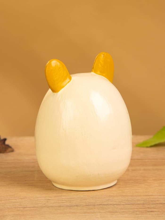 Японская кукла кокеши «Тигренок», 6×6×9 см, белая