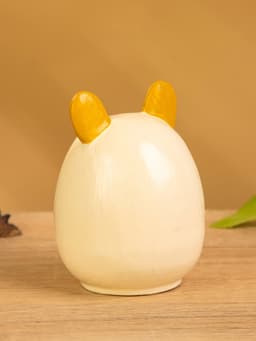 Японская кукла кокеши «Тигренок», 6×6×9 см, белая