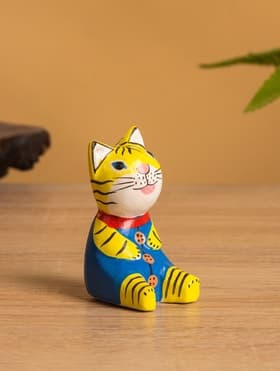 Сувенир «Тигренок», 3×4×6 см, дерево