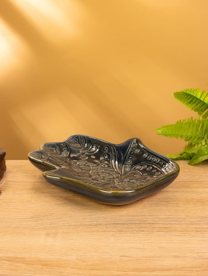 Подставка декоративная «Ладонь Будды», 21×15.5×3 см, керамика, МИКС