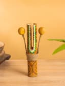 Сувенирный музыкальный инструмент «Тек тек», 20×10×4 см, бамбук