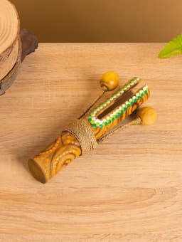 Сувенирный музыкальный инструмент «Тек тек», 20×10×4 см, бамбук