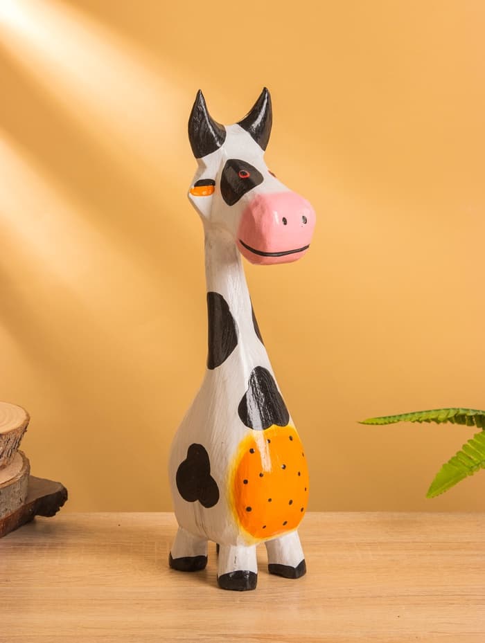 Сувенир «Коровка», 10×7×30 см, дерево