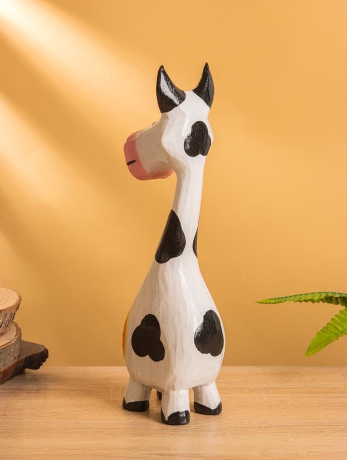 Сувенир «Коровка», 10×7×30 см, дерево