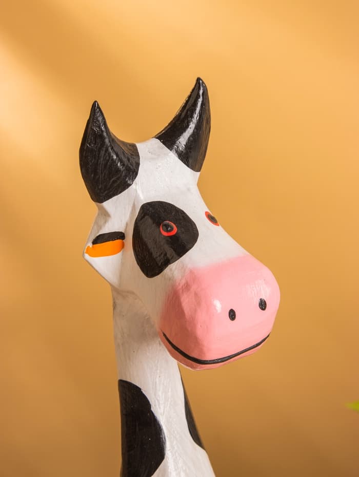 Сувенир «Коровка», 10×7×30 см, дерево