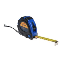 Рулетка ТУНДРА, обрезиненный корпус, 3 фиксатора, 7.5 м × 25 мм