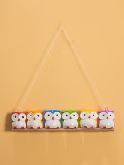 Сувенир подвесной «Совята на ветке», 33×5×6 см, дерево