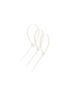 Хомут нейлоновый для стяжки, ТУНДРА, одноразовый, 4.8×200 мм, белый, 50 шт.