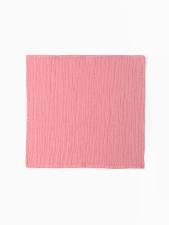 Набор платочков «Крошка Я» Colored hearts (вид 1), 20×20 см, 5 шт., муслин, хлопок 100%