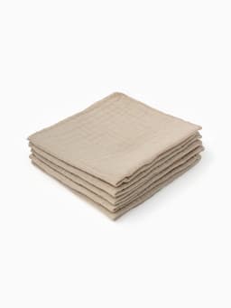 Набор платочков «Крошка Я» Eco touch, 20×20 см-5 шт., муслин, хлопок 100%